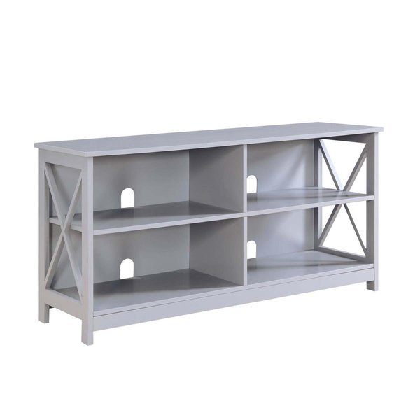 Convenience Concepts Oxford TV Stand, Gray - 23.5 x 15.75 x 47.25 in. HI2539825